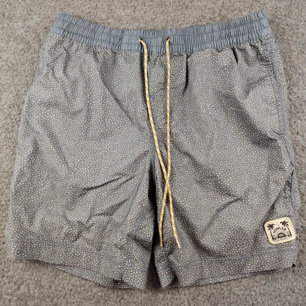 Howler Brothers Deep Set Swim shorts Micro Dot Mens 32 Trunks Vacation